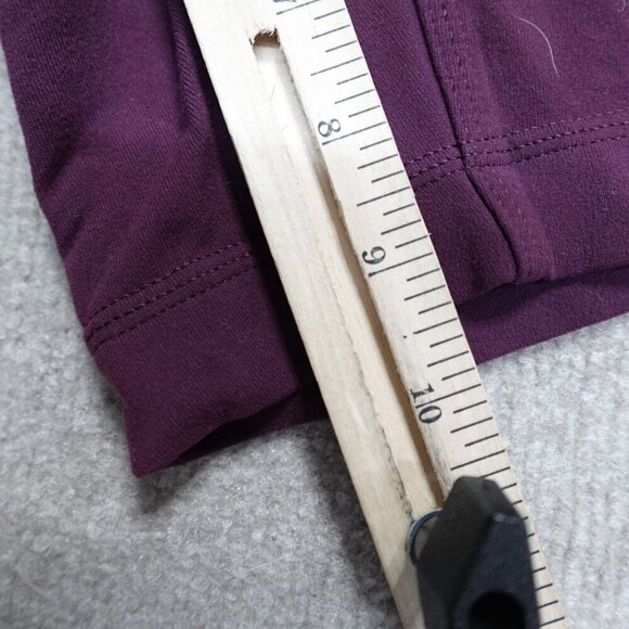 Lululemon City Sweat Shorts Large Purple Red  Gray Solid Unlined 10" Fuchsia - Picture 3 of 12